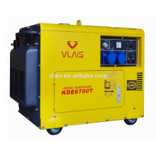 Factory supply !!KDE6700T diesel generator OEM, 5kw super silent diesel generator, all copper coil 6.5KVA diesel generator 220v